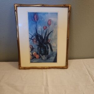 Tulips In A Vase By Paul Cezanne